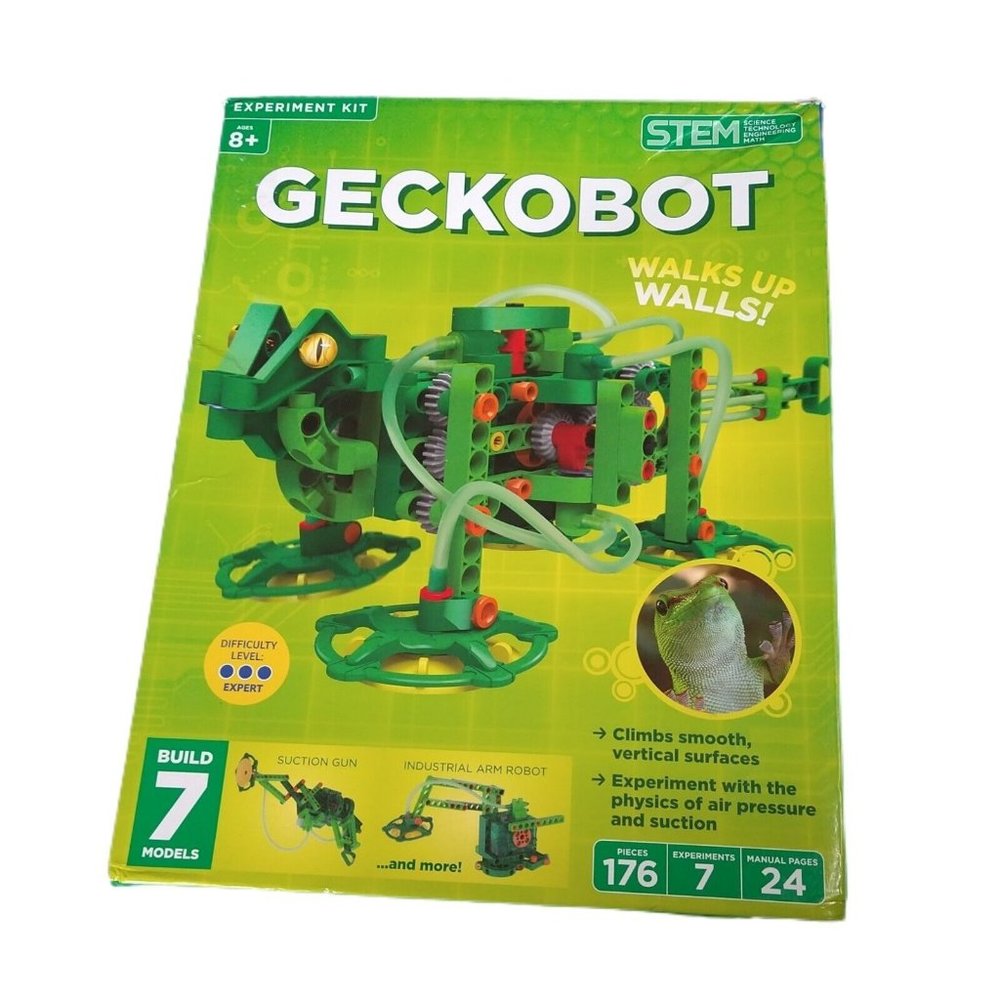 Geckobot Thames & Kosmos Robot STEM Walks Up Walls 8+ 176 Pieces EUC 99.9% READ
